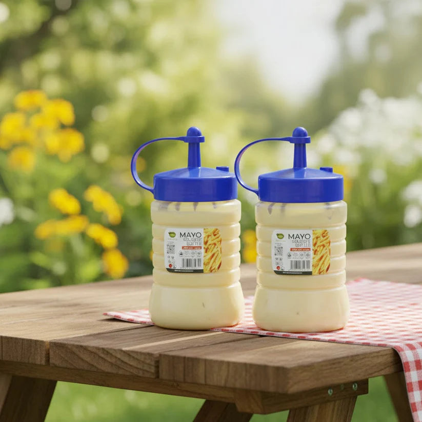 Multipurpose Plastic Condiment Squeeze Bottle, Kitchen Accessories 