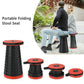 Portable Adjustable Retractable Telescopic Stool Folding Chairs for Outdoors Travel Furniture