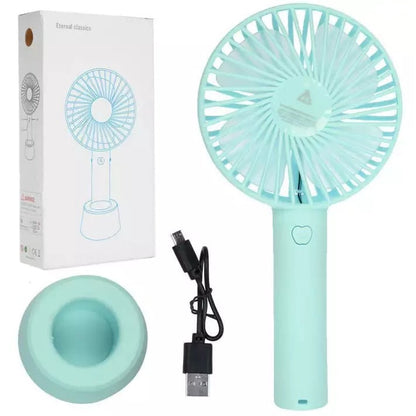 Portable Mini Handheld USB Rechargeable Cooling Fan