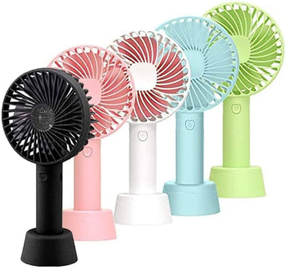 Portable Mini Handheld USB Rechargeable Cooling Fan