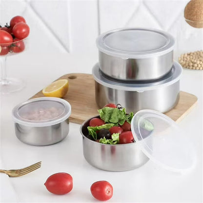 Premium Stainless Steel Nesting Bowl Set ??5PCS with Lids