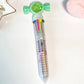 1 Pcs Sweet Playful 10 in 1 Multicolour Ball Point Pen