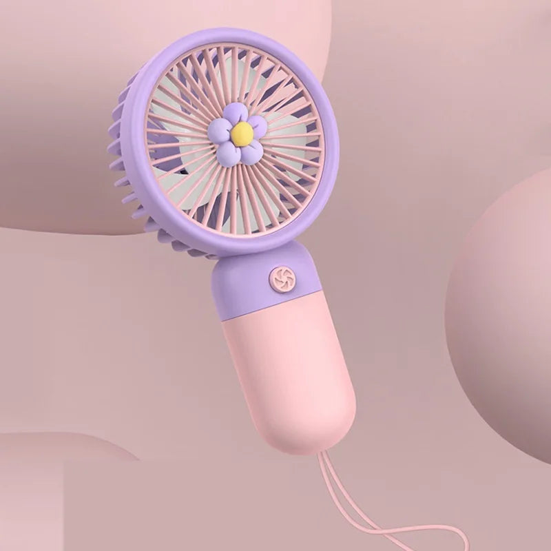 Random Design Mini Hand Fan
