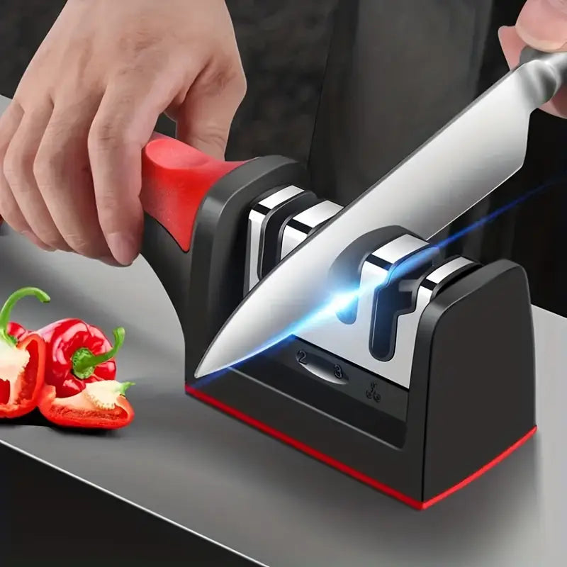 Red n Black Knife Sharpener
