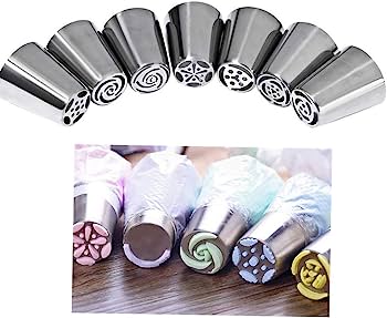 10 PC Russian Icing Piping Pc Dessert Cake Decorating Nozzle Set