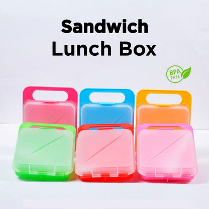 Sandwich Lunch Box With Fork for Kid Under One Dollar
