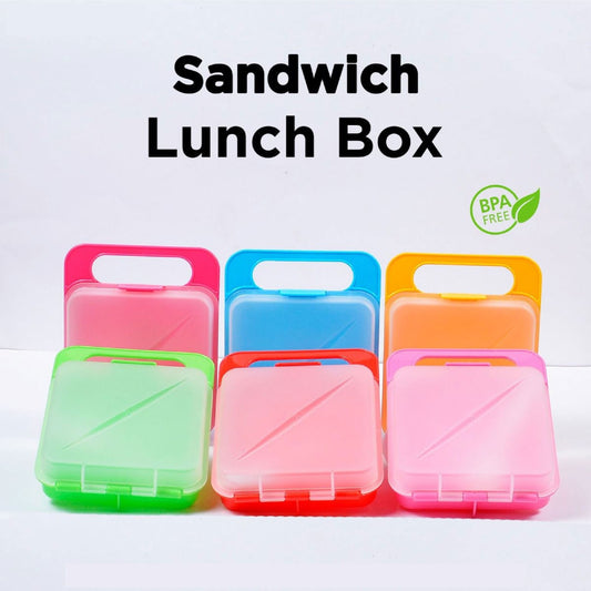 Sandwich Lunch Box With Fork for Kid Under One Dollar