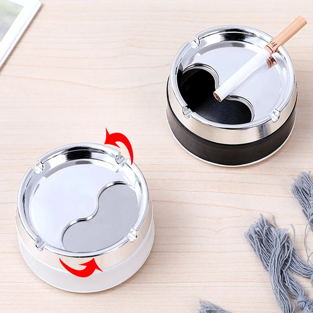 Stainless Steel Unbreakable Ashtray with Lid