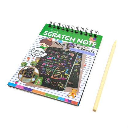 1Pcs Scratch and Sketch An Activity Book For Kids (10 Pages Each Book)