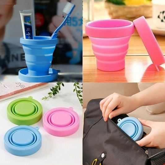 Silicone Collapsible Travel Sport Folding Cup