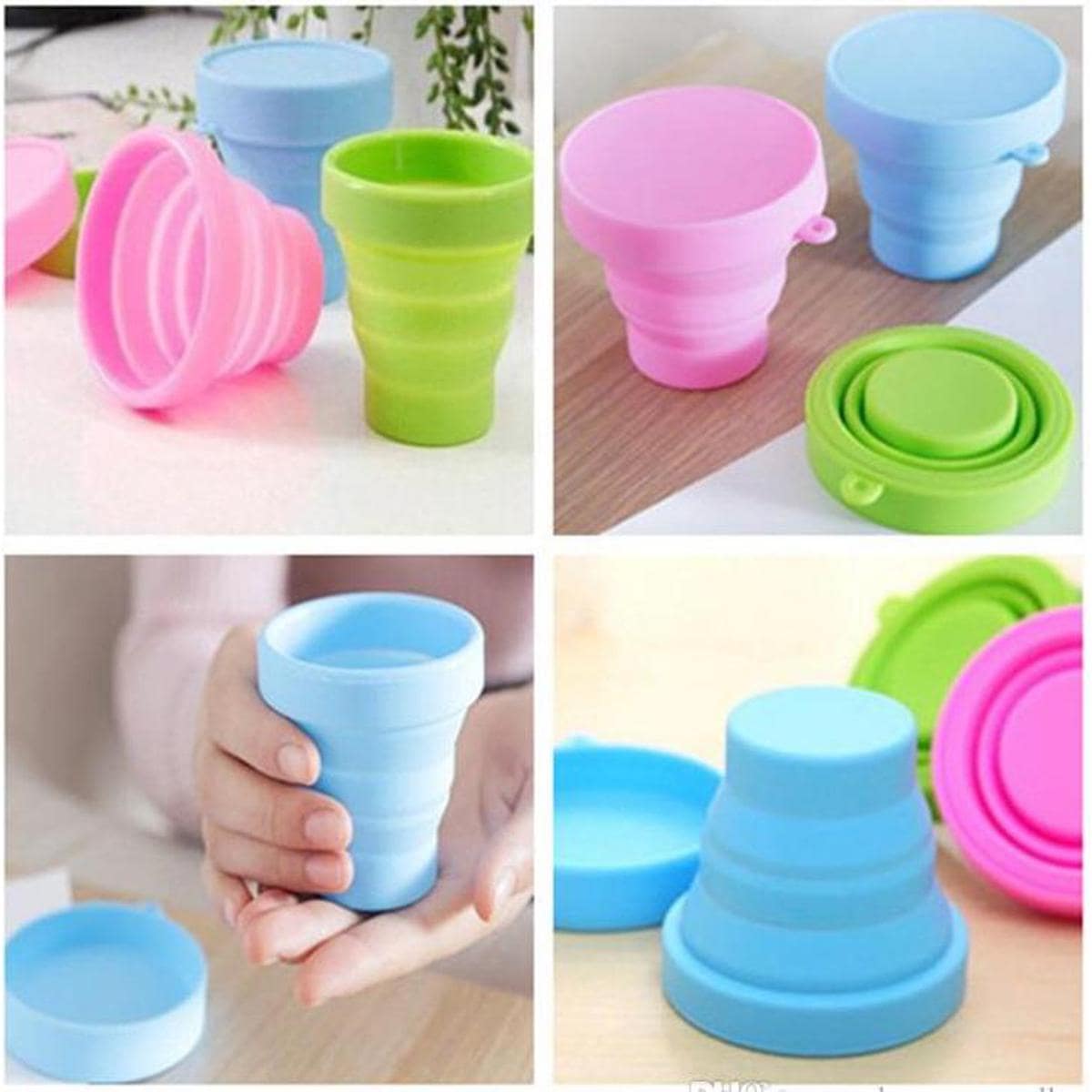 Silicone Collapsible Travel Sport Folding Cup