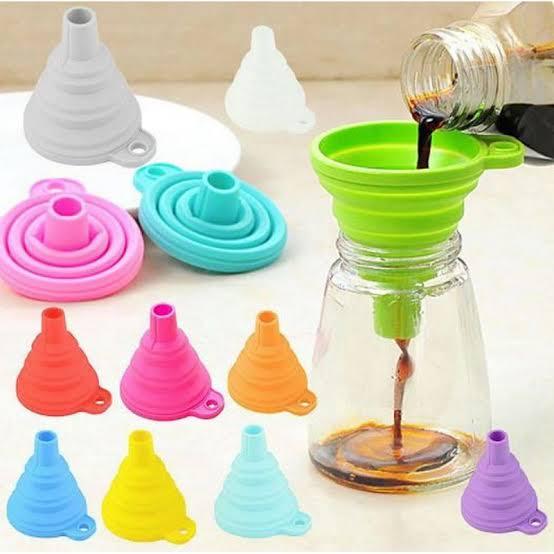 Collapsible Silicone Foldable Funnel
Under One Dollar 