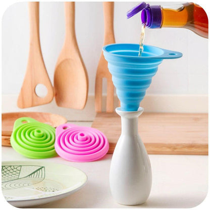 Collapsible Silicone Foldable Funnel
Under One Dollar 