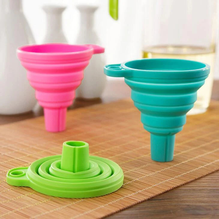 Collapsible Silicone Foldable Funnel
Under One Dollar 
