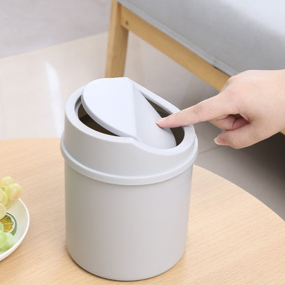 Small Plastic Desktop Trash Bin For Office & Kitchen, Home and Living 