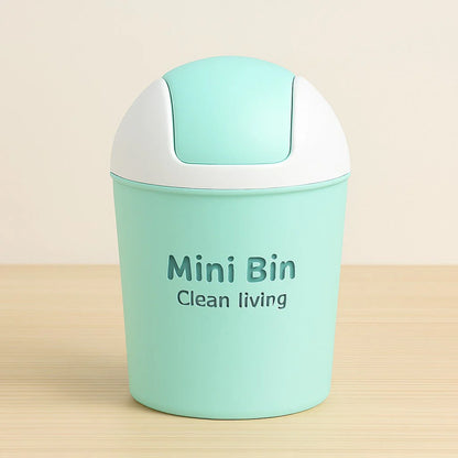 Small Plastic Desktop Trash Bin For Office & Kitchen, Home and Living 