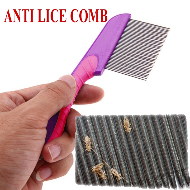 1PC Professional Stainless Steel Hair Lice Comb