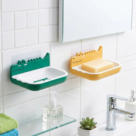 Strong Adhesive Crocodile Soap Holder For Bathroom