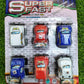 6PC Super Mini Fast Cars Toys for Kid