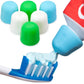 1 Pair Toothpaste Chrome Cherry Self Closing Silicone Caps