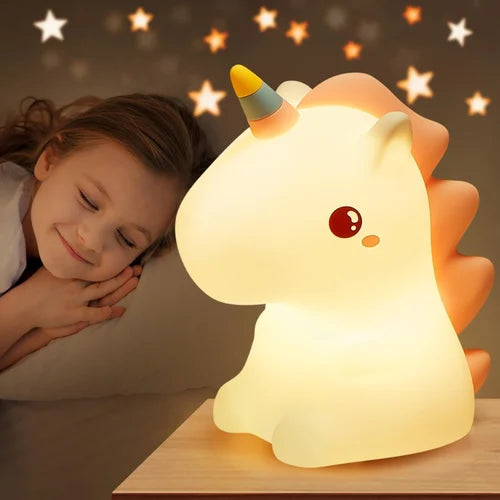 Touch Soft Unicorn Lamp Cozy & Comforting Light, Home and Living 