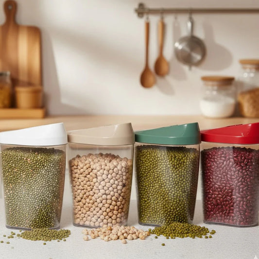 Trendi 1000ml Jar For Snacks, Sugar & Spices, Kitchen Accessories 