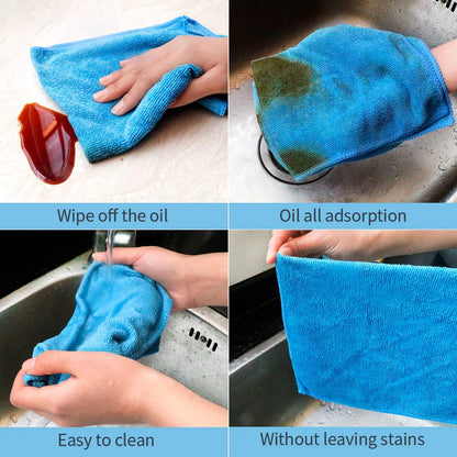 6PCS Multi Use Household Cleaning Cloth Set