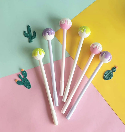 1 Pcs Iced Lolly Pop Gel Pen(Random Colour)