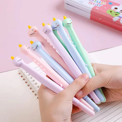 1 Pcs Cute Dino Head Design Gel-Pen