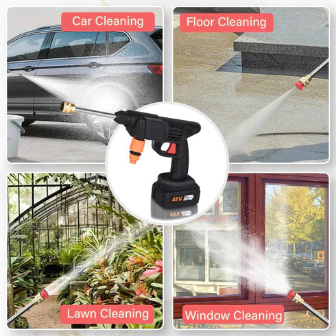 Wireless High Pressure Rechargeable Car Washer