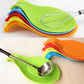 Pack Of 5 Heat Resistant Plastic Spoon Shelf Rest Spatula Holder