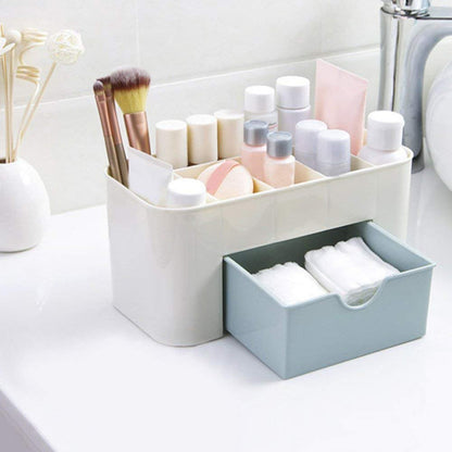 1Pcs Multifunctional Cosmetic Storage Box with Single Drawer