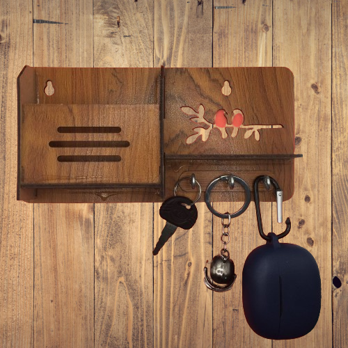 Multipurpose Design Wood Key Holder