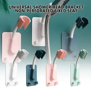 1 PC Self-Adhesive 360° Shower Adjustable Showerhead