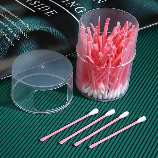 100Pcs Single Head Cotton Swabs