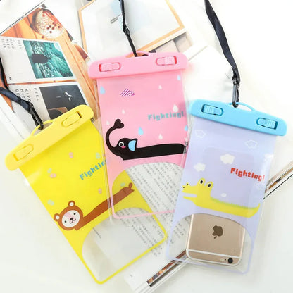 Cartoon Design Waterproof Phone Pouch