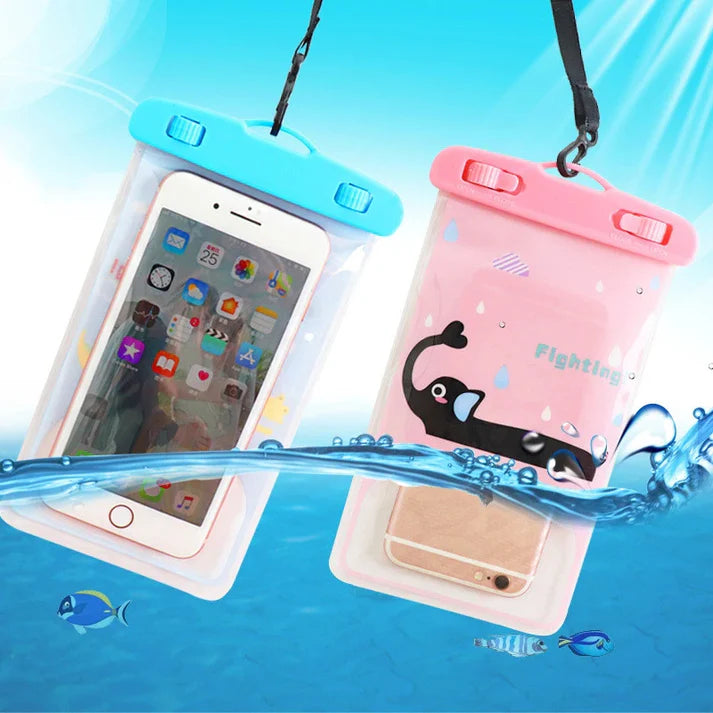 Cartoon Design Waterproof Phone Pouch