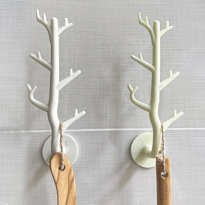 1 Pc Branch Shaped Sticky Wall Hook