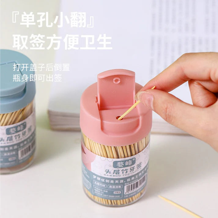 Compact Toothpick Dispenser with 400 Toothpicks