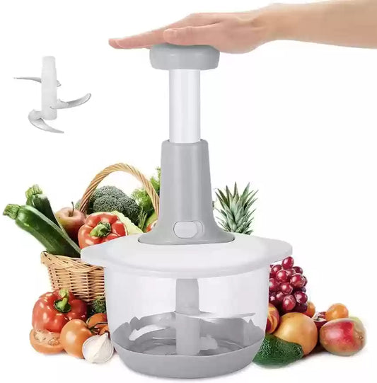 9 In 1 Manual Food Push Chopper