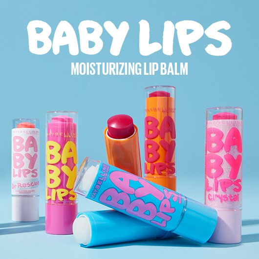 Baby Lips Renewing Moisturizing Lip Balm(Random Flavour)