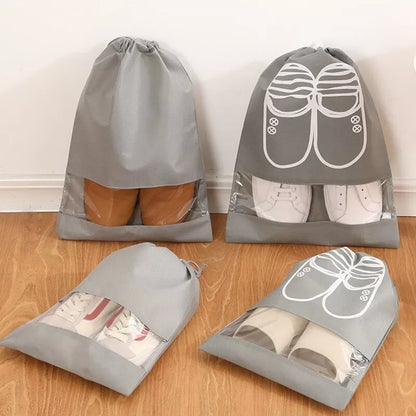 Pack Of 5 Dust-proof Travel Shoes Storage Bag