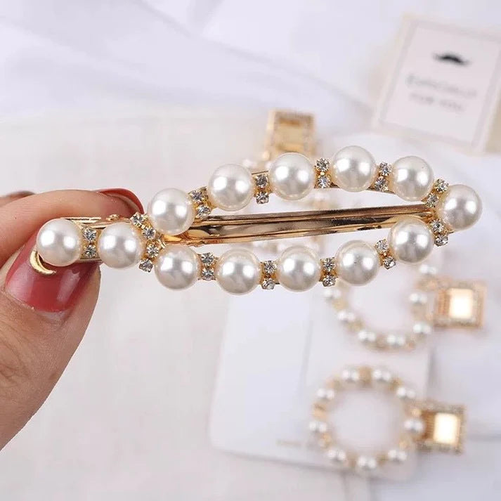 Pearl Hair Clips, Decorative Artificial Pearl Hair Pins