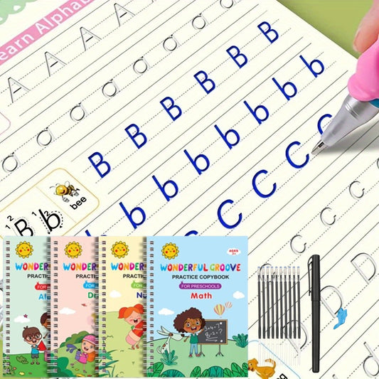 Sank Reusable Practice Copybook for Kids Writing Practice Book