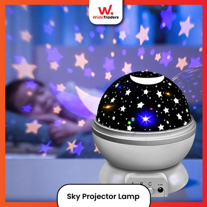 Cute Star LED Kids Baby Girl Bedroom Starry Sky Projector