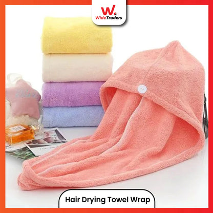 Head Hair Dry Towel Wrap