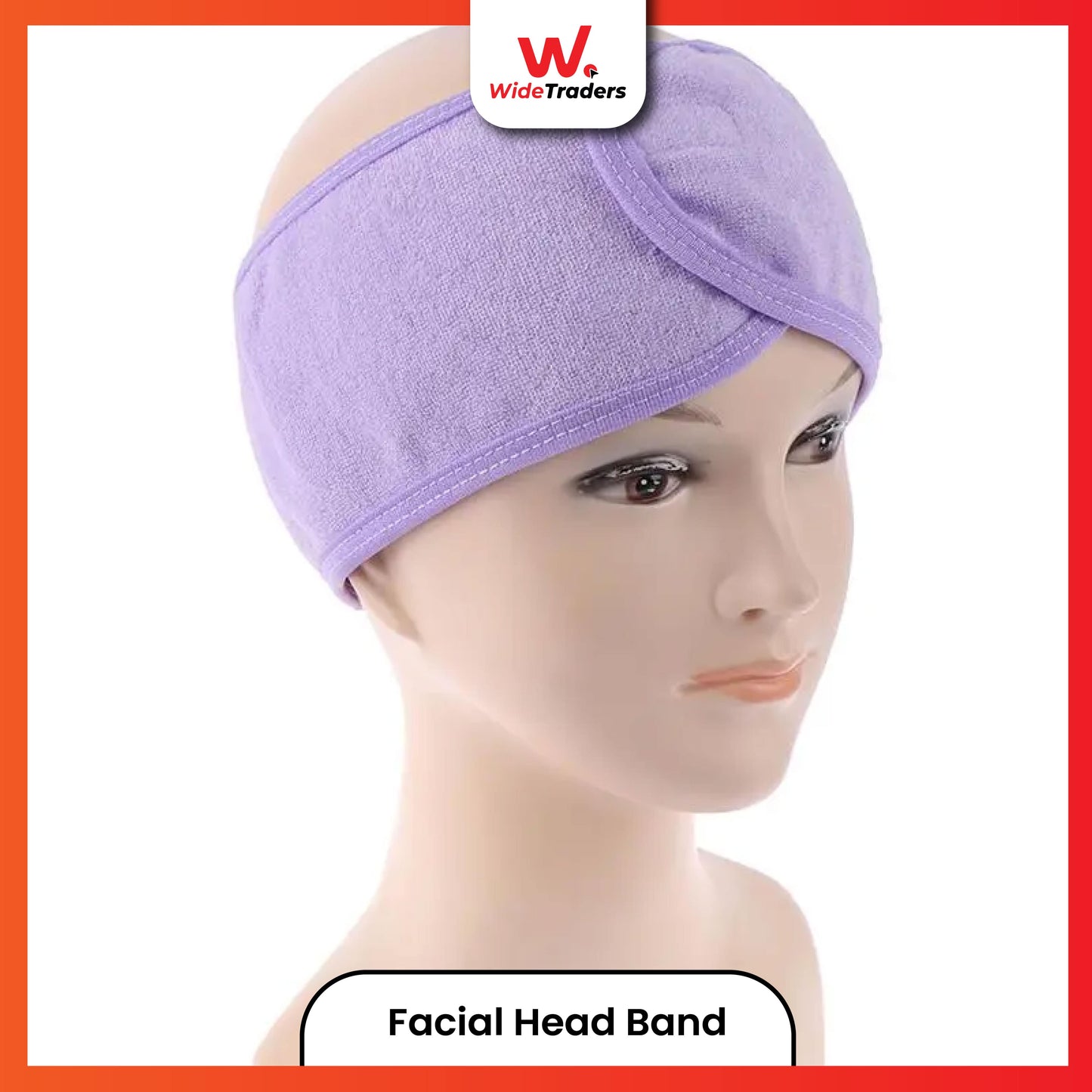 2Pcs Adjustable Soft Facial Head Band For Women