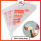 25Pcs Disposable Pastry Icing Bag Cake Decorating All Size nozzles Pastry Bags