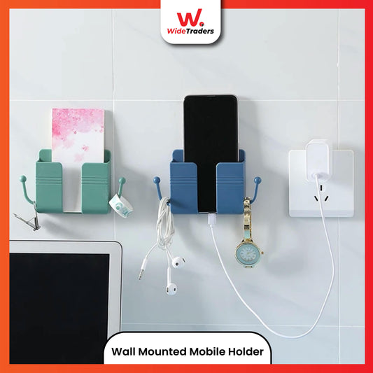 Wall Mount Remote Control Phone Holder