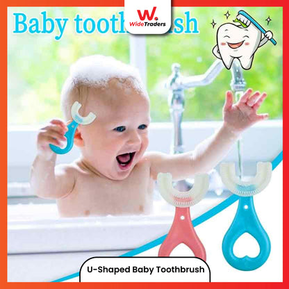 Silicone U-Shaped Baby Toothbrush